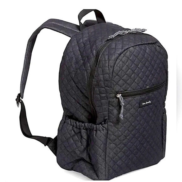 VERA BRADLEY (NEW IN PACKAGE) DENIM NAVY BACKPACK NWT - Picture 2 of 11